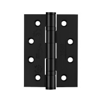 Ball Bearing Butt Door Hinges Zoo Hardware 100 x 76mm Grade 13 Black per single 4.56